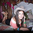 Teen Fidelity: cowgirl Natalie Monroe rides cock - image 