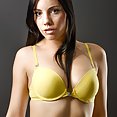 Shana Lane in yellow lingerie - image 