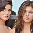 FTV Girls: lesbians Brook & Fiona nude in public - image 
