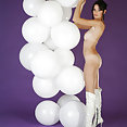 Femjoy: looner Madeleine nude with balloons - image 